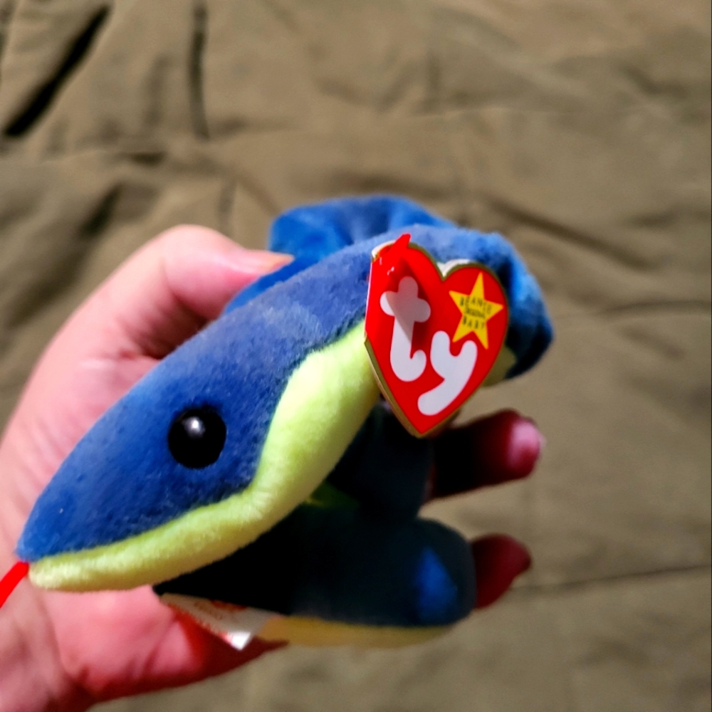 Snake plush beanie baby